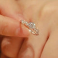 1 Carat Moissanite 925 Sterling Silver Ring by Trendsi