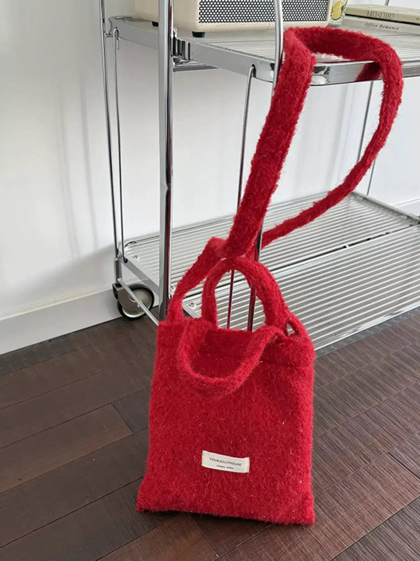 Solid Color Crossbody Bag by Trendsi