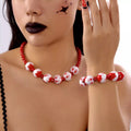 Halloween Necklace and Bracelet Jewelry Set by Trendsi