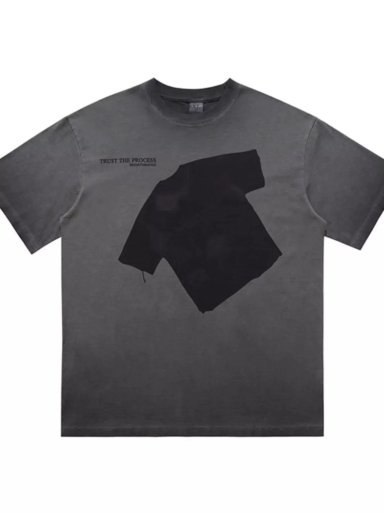 Men's Graphic Washed Round Neck T-Shirt by Trendsi