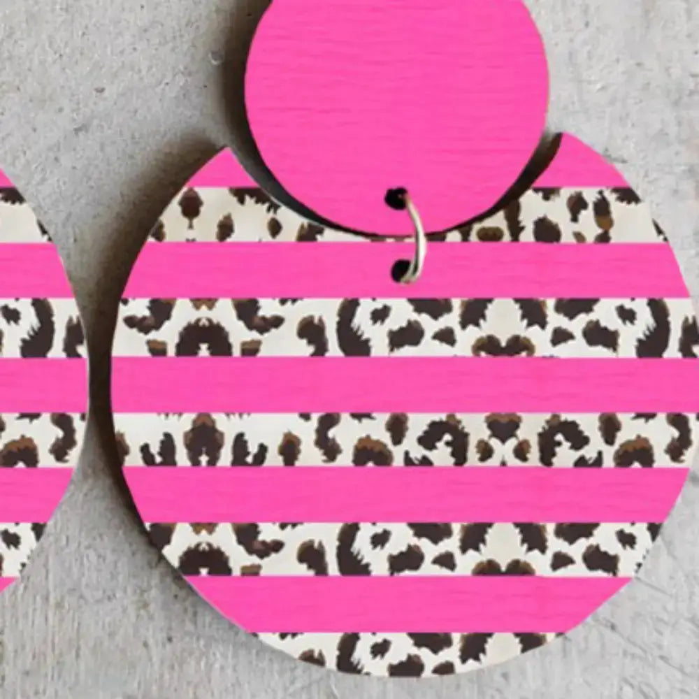 Xylem Leopard Dangle Earrings by Trendsi