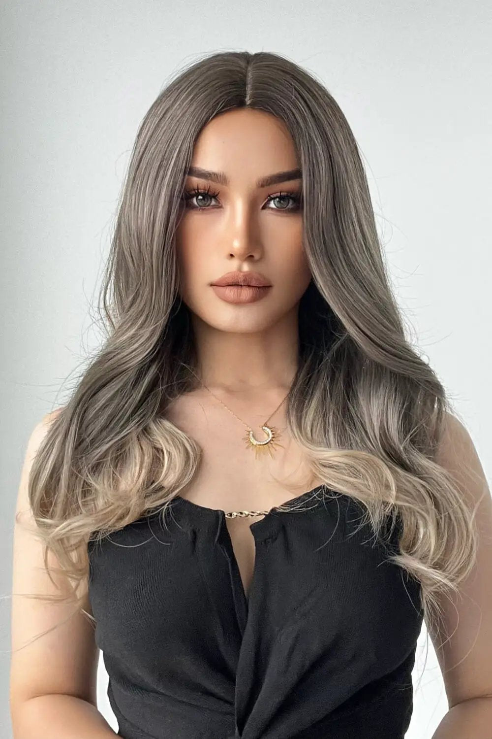 13*1" Full-Machine Wigs Synthetic Long Straight 24" by Trendsi