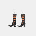 Alloy Wooden Boots Earrings by Trendsi