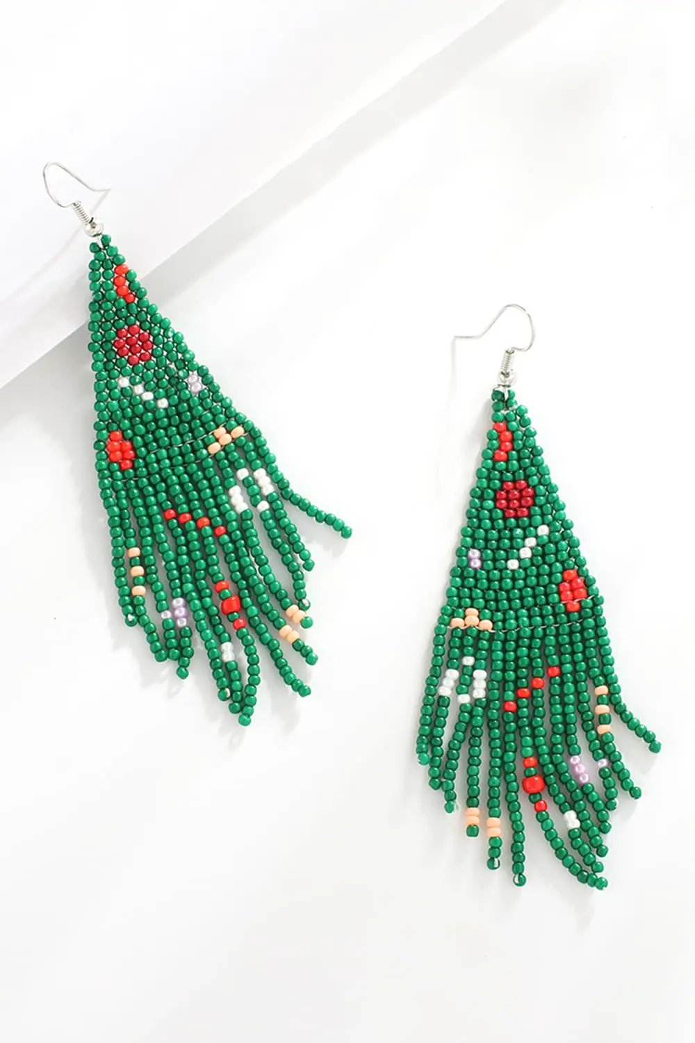 Christmas Beaded Earrings by Trendsi