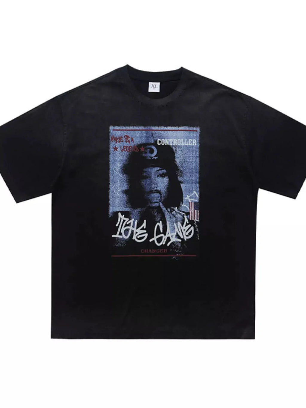 Men's Graphic Round Neck T-Shirt by Trendsi