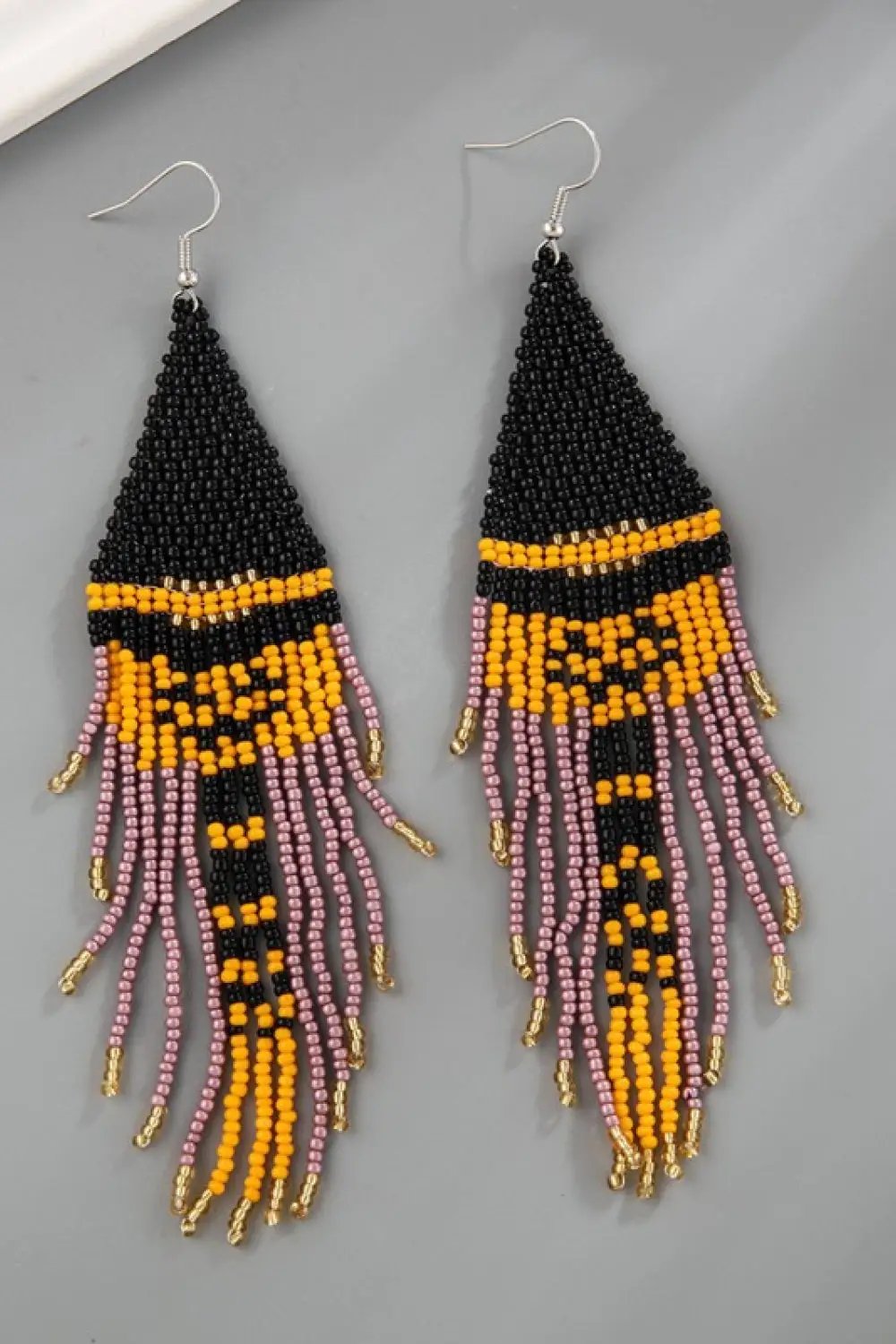 Beaded Dangle Earrings by Trendsi
