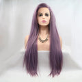 13*3" Lace Front Wigs Synthetic Long Straight 24" 130% Density by Trendsi