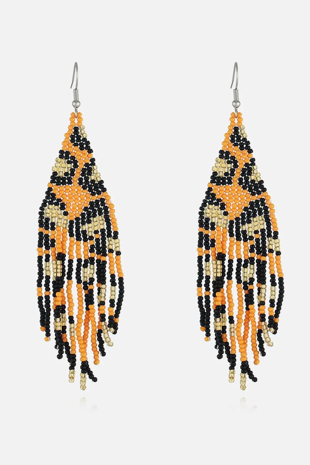 Beaded Dangle Earrings by Trendsi