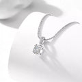 1 Carat 925 Sterling Silver Moissanite Necklace by Trendsi