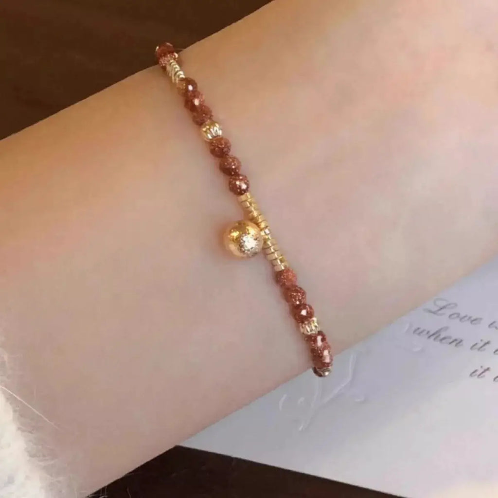 Lightweight Beaded Charm Bracelet by Trendsi