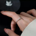 925 Sterling Silver Knot Ring by Trendsi