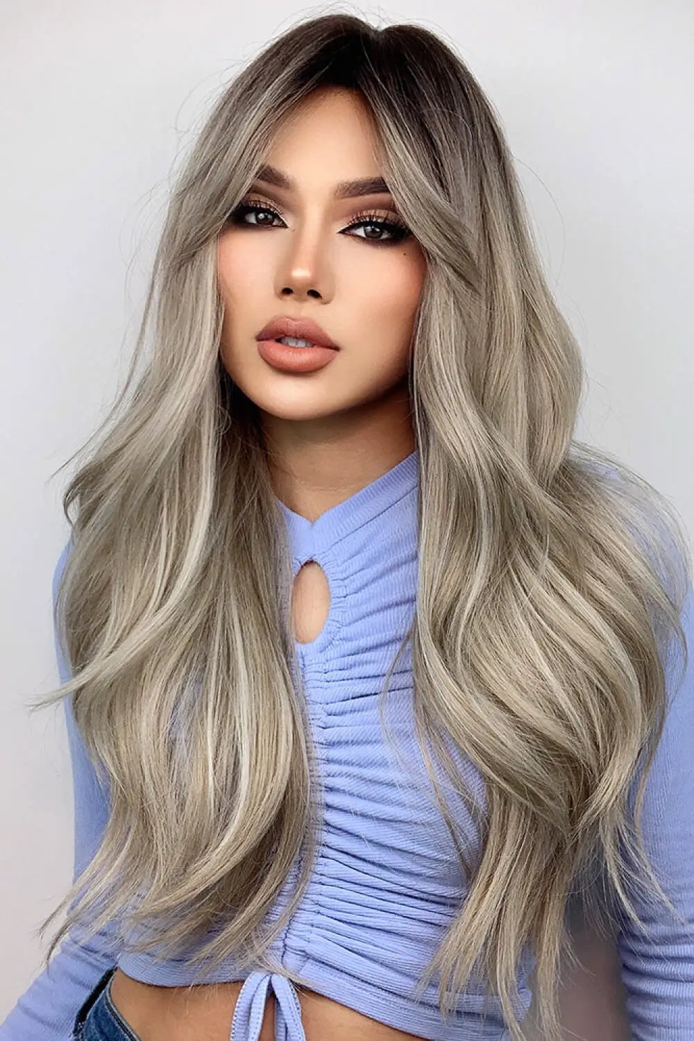 Full Machine Long Wave Wigs 26'' by Trendsi