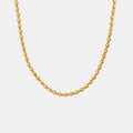 18K Gold-Plated Copper Necklace by Trendsi