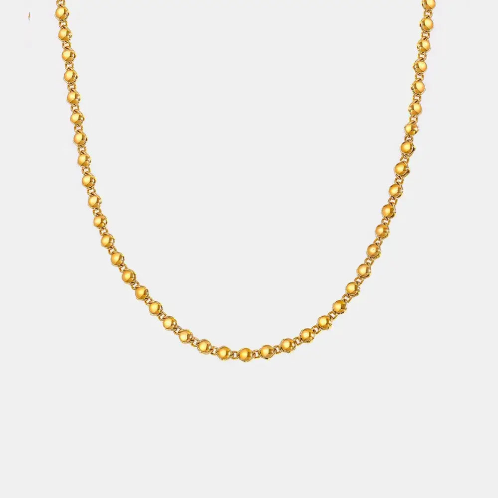 18K Gold-Plated Copper Necklace by Trendsi