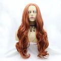 13*3" Lace Front Wigs Synthetic Long Wavy 24" 130% Density by Trendsi