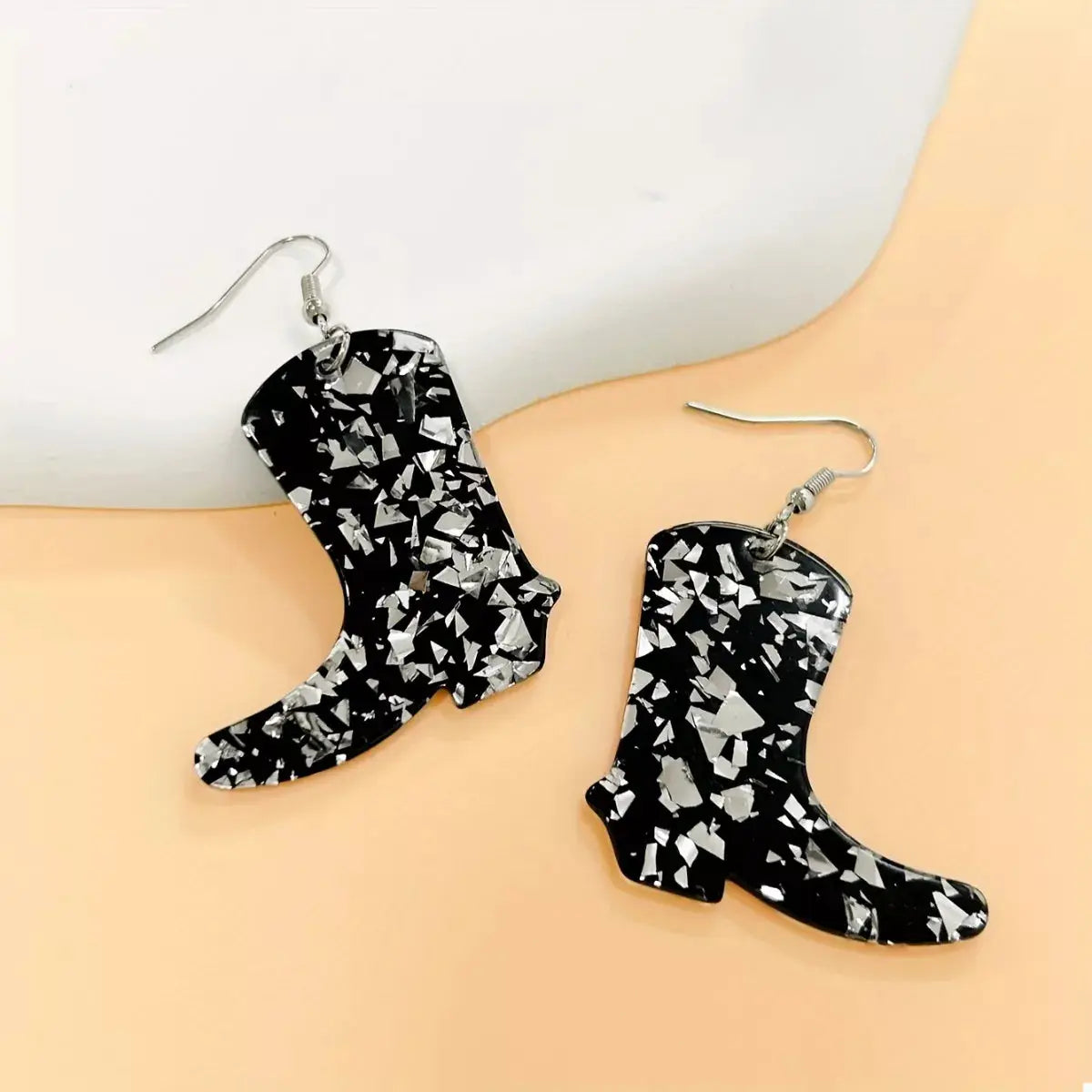 Cowboy Boot Dangle Earrings by Trendsi