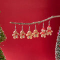 3 Piece Christmas Gingerbread Man Drop Earrings by Trendsi