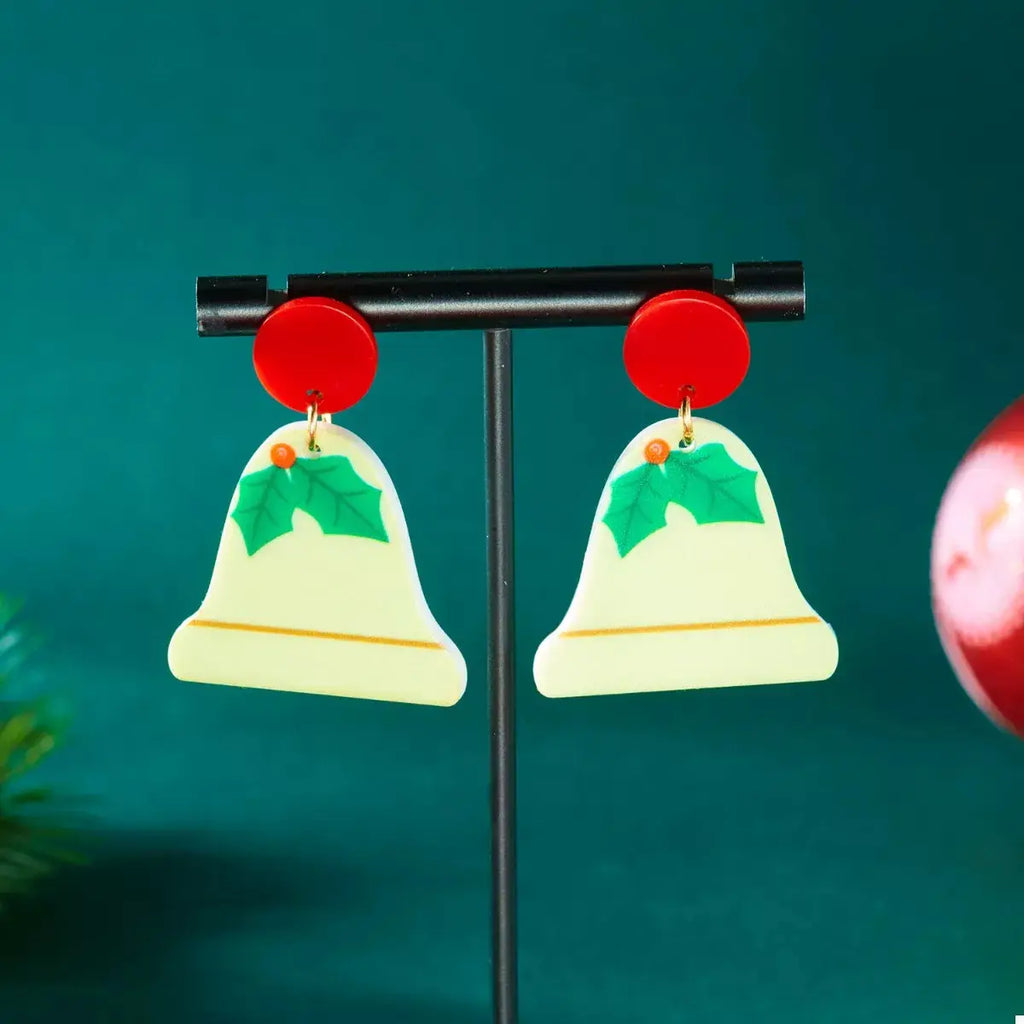 Christmas Acrylic Dangle Earrings by Trendsi