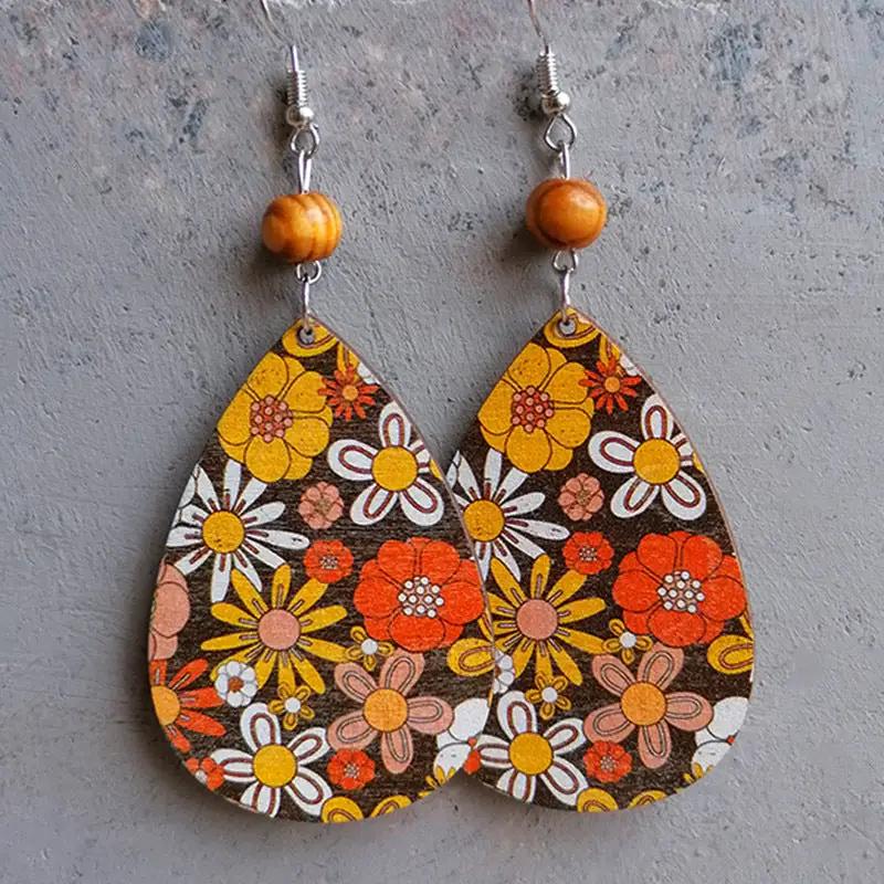 Teardrop Drop Earrings by Trendsi