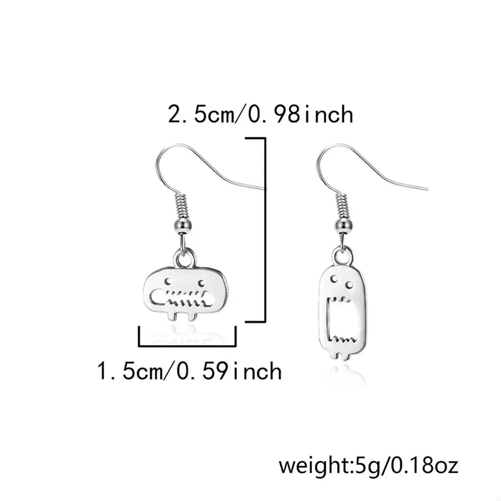 Halloween Asymmetrical Drop Earrings by Trendsi