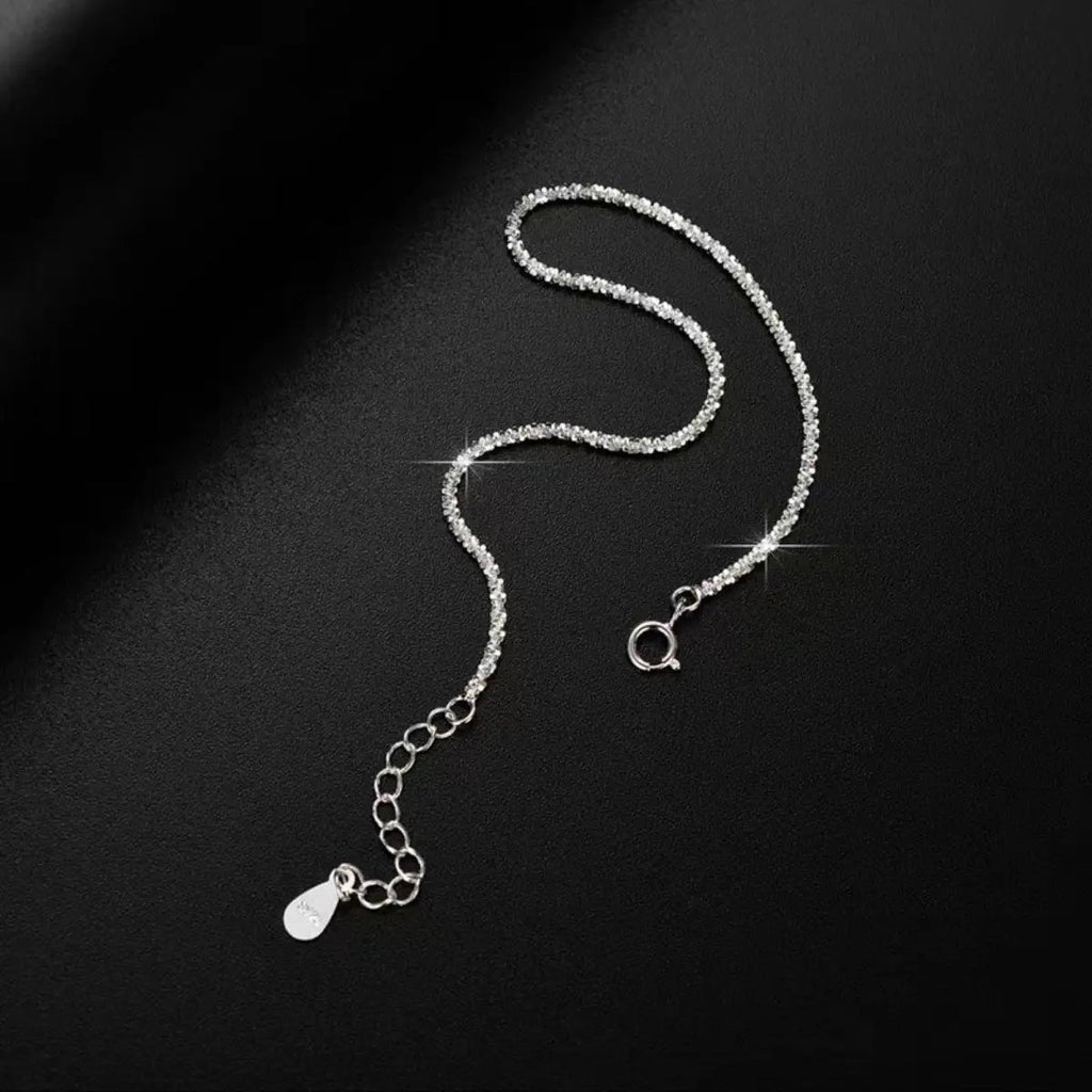 925 Sterling Silver Chain Adjustable Bracelet by Trendsi