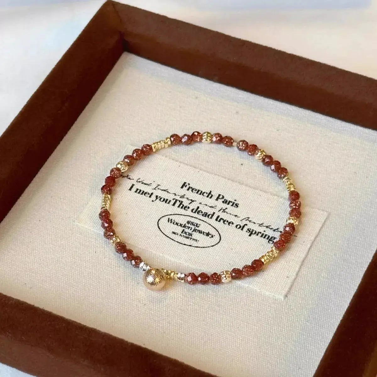 Lightweight Beaded Charm Bracelet by Trendsi