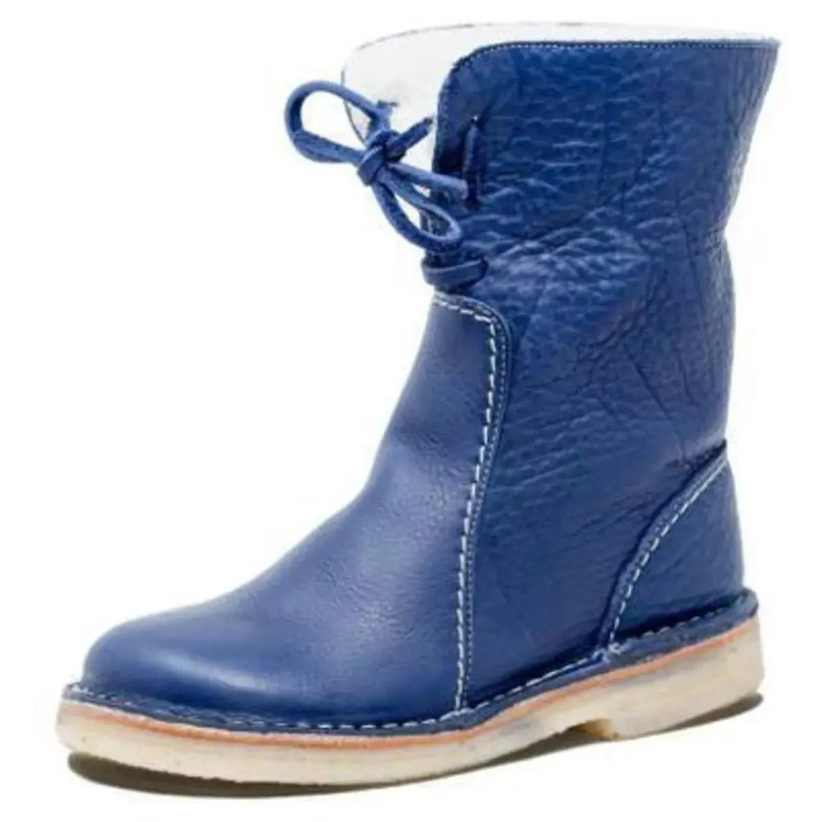 Round Toe Platform Boots by Trendsi