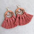 Tassel Detail Geometric Earrings by Trendsi