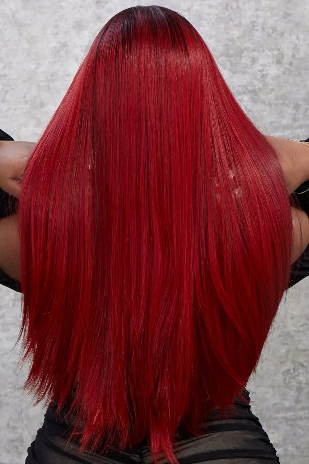 13*2" Lace Front Wigs Synthetic Straight 26" 150% Density by Trendsi