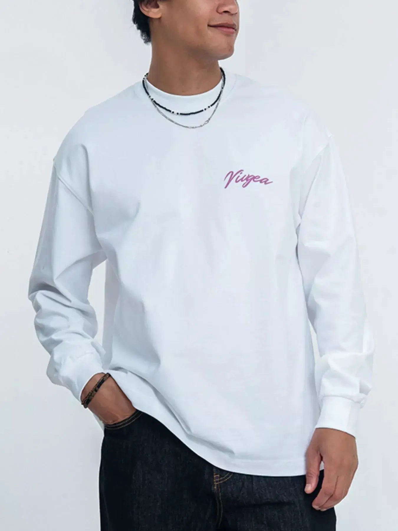Men's Graphic Long Sleeve T-Shirt by Trendsi