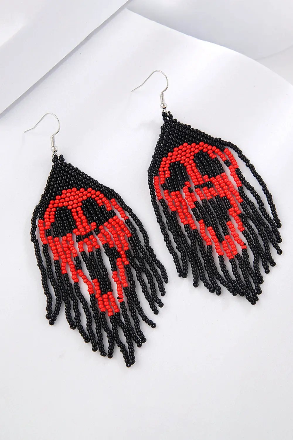 Beaded Dangle Earrings by Trendsi