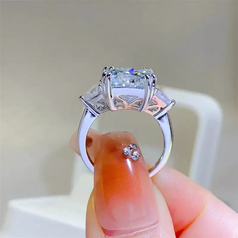 5 Carat Moissanite 925 Sterling Silver Ring by Trendsi