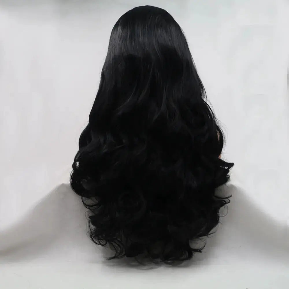 13*3" Lace Front Wigs Synthetic Long Wavy 24" 130% Density by Trendsi
