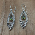 Alloy Rhinestone Cutout Earrings by Trendsi
