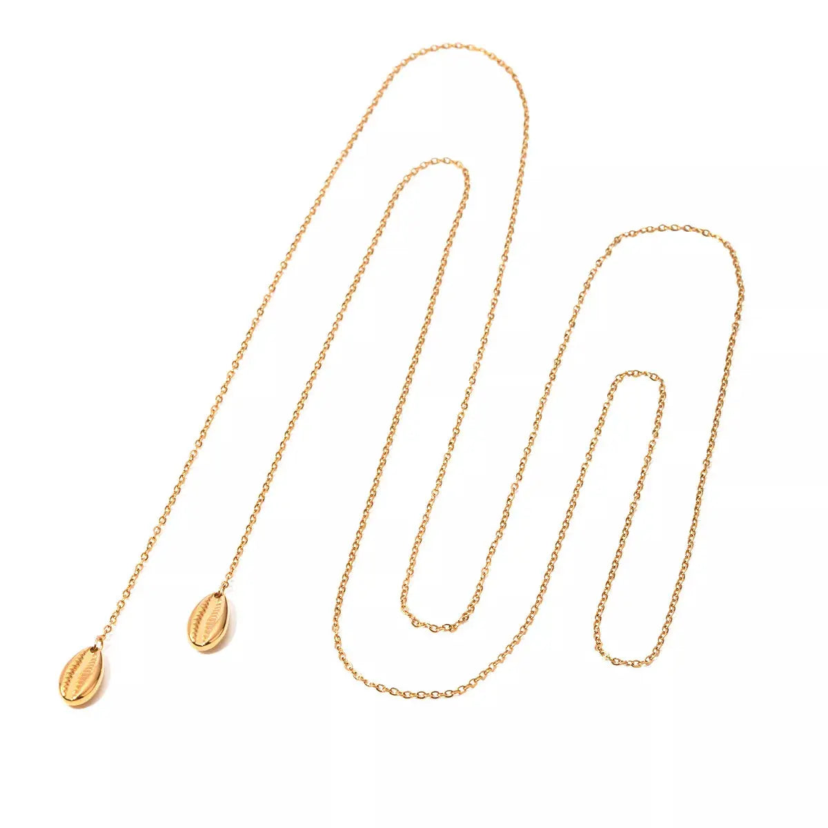 18K Gold-Plated Y-Shaped Necklace by Trendsi