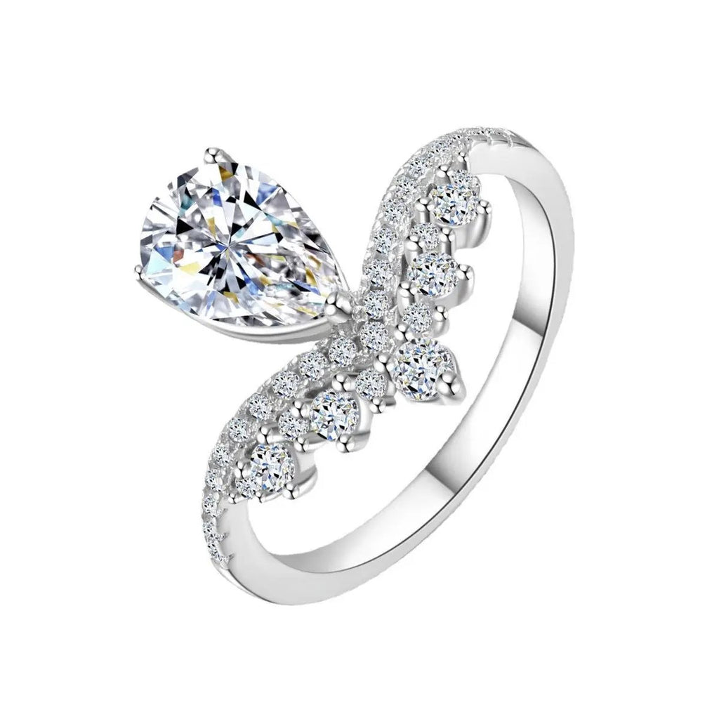 1.5 Carat Moissanite 925 Sterling Silver Ring by Trendsi