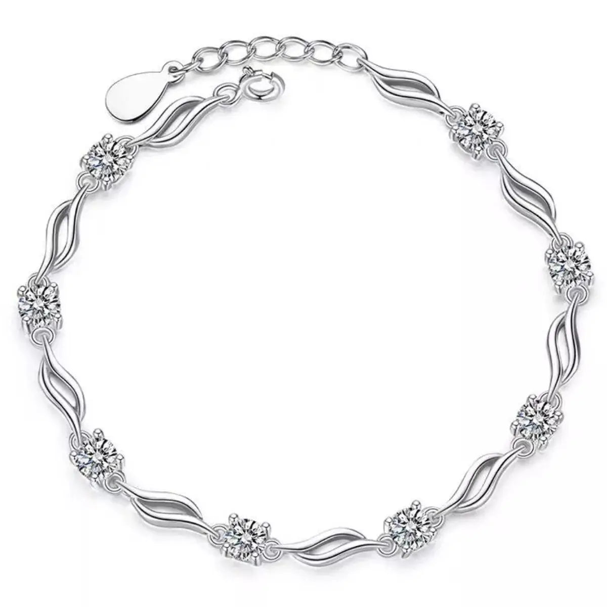925 Sterling Silver Bracelet by Trendsi