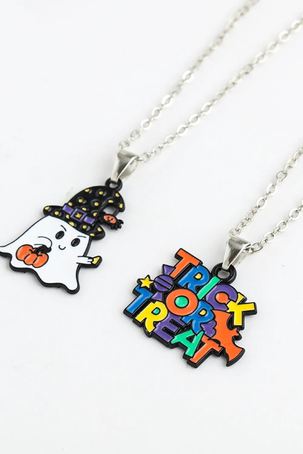 Two-Piece Halloween Theme Necklace Set by Trendsi