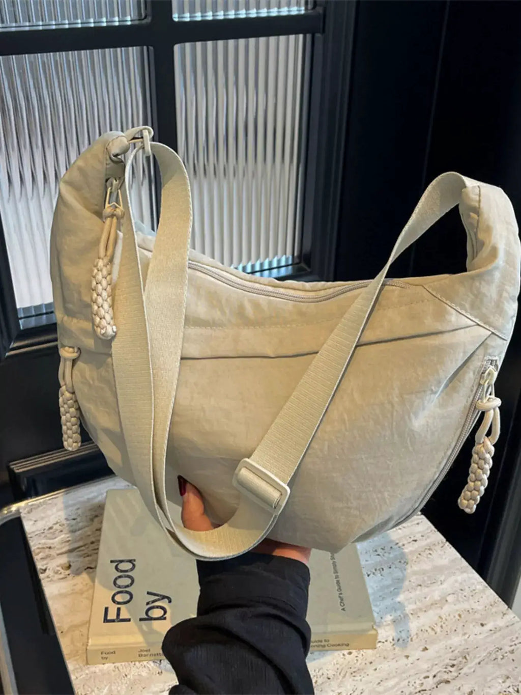 Casual Solid Color Lightweight Crossbody Bag by Trendsi