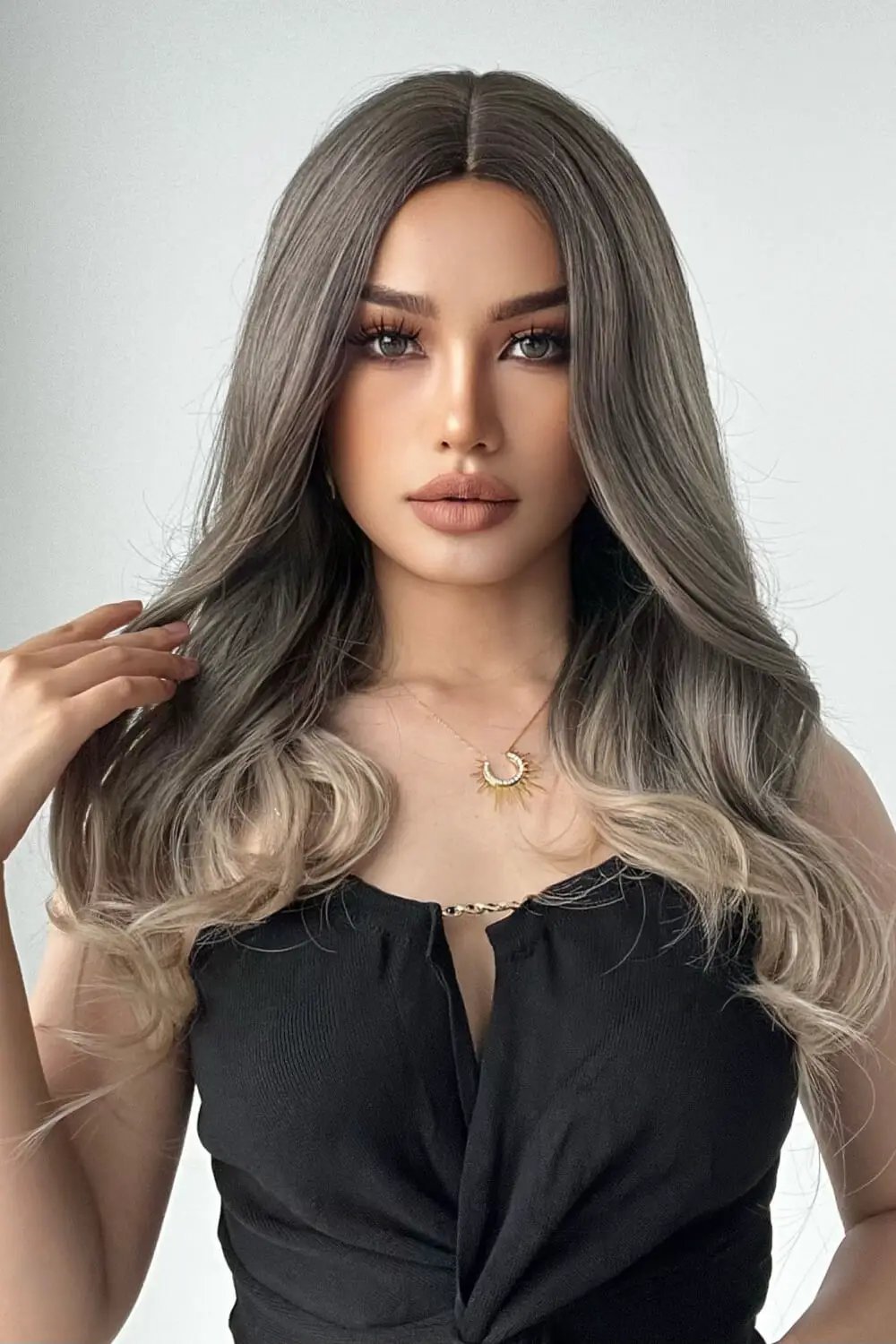 13*1" Full-Machine Wigs Synthetic Long Straight 24" by Trendsi