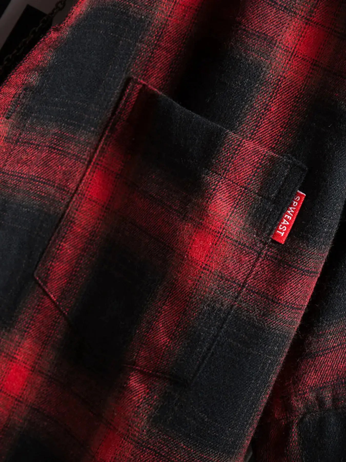 Men's Plus Size Plaid Button Up Short-Sleeve Shirt by Trendsi