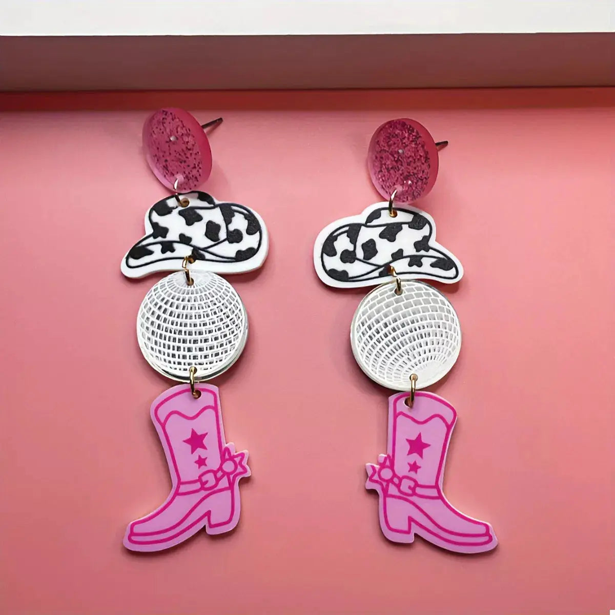 Cowgirl Boots Dangle Earrings by Trendsi