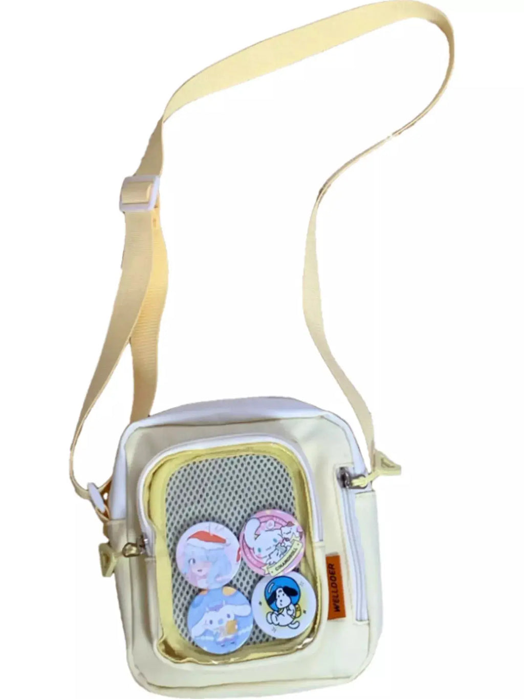 Badge Display Crossbody Bag by Trendsi