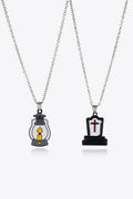 Two-Piece Halloween Theme Necklace Set by Trendsi