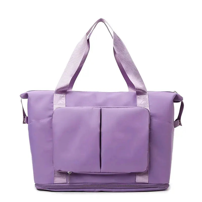 Oxford Cloth Multi Pocket Travel Bag by Trendsi