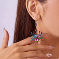 Colorful Spider Drop Earrings by Trendsi