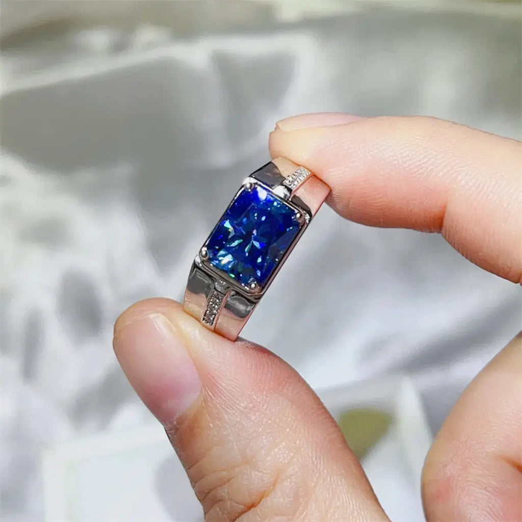 2 Carat Moissanite 925 Sterling Silver Ring by Trendsi