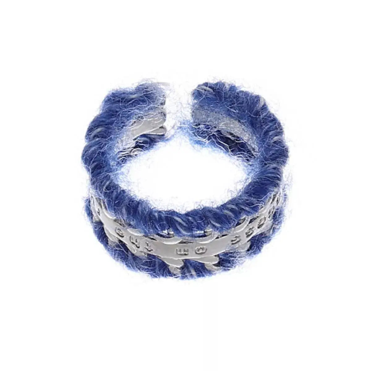 Brass Yarn-Wrapped Open Ring by Trendsi