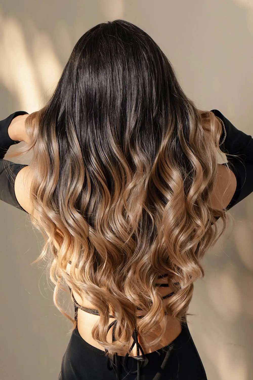 13*2" Lace Front Wigs Synthetic Long Wave 26" 150% Density by Trendsi