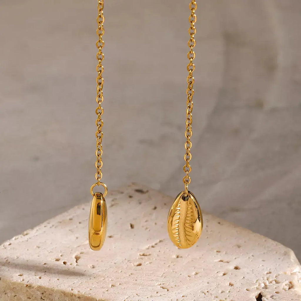 18K Gold-Plated Y-Shaped Necklace by Trendsi